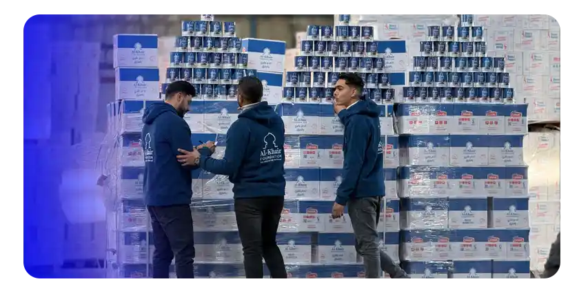 اللحوم تعود إلى غزة في خطوة إنسانية غير مسبوقة نفذتها مؤسسة الخير