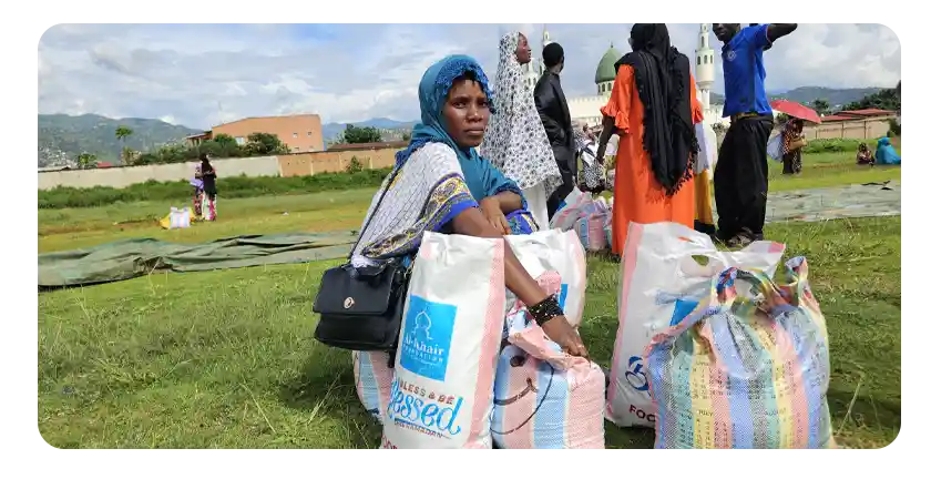 Al-Khair Delivers Food Baskets to Burundi Families During Ramadan