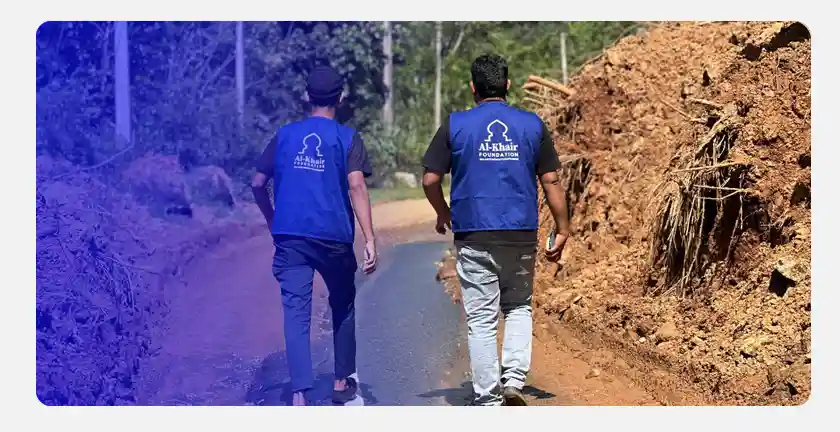 مشروع "استجابة الخير لفيضانات شرق آسيا"