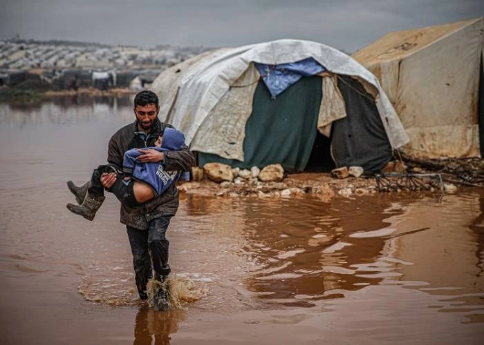 أب من الشمال السوري